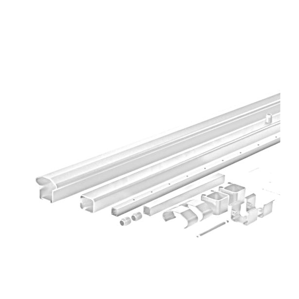 AFCO 175 Series 6' Level Cable Rail Kit White (w/36" Rail Height Stabilizer)