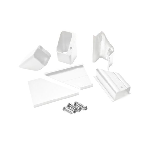 AFCO 200 Series Level Rail Mounting Kit White - 45 Degree