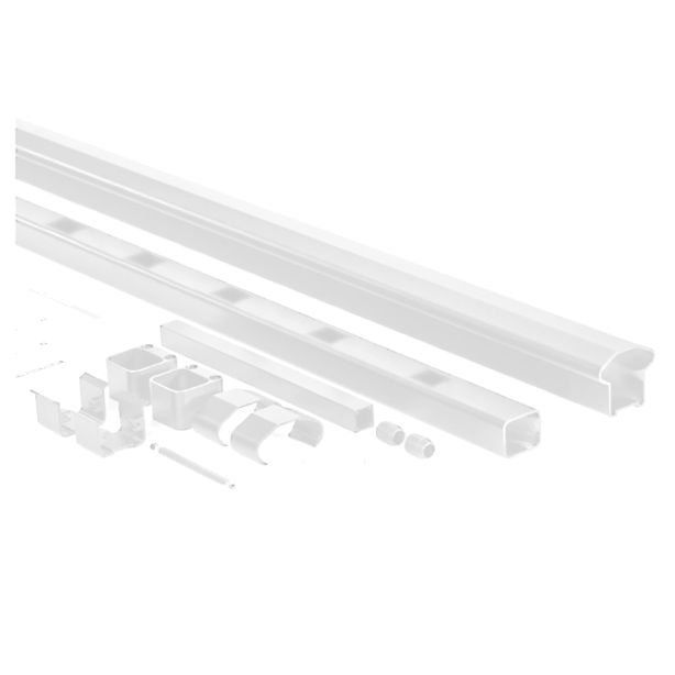 AFCO 300 Series 6' Adjustable Stair Rail White