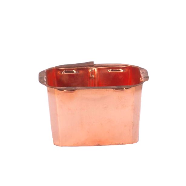 Berger K-Style Square Outlet With Lock-In Design Copper 4"x5"