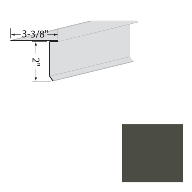 EDCO 1721-208 Eave Starter Solid 10' T-Tone 10/carton