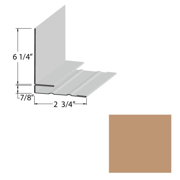 EDCO 1747-261 Side Wall Flashing Solid 10' Cedar 5/carton