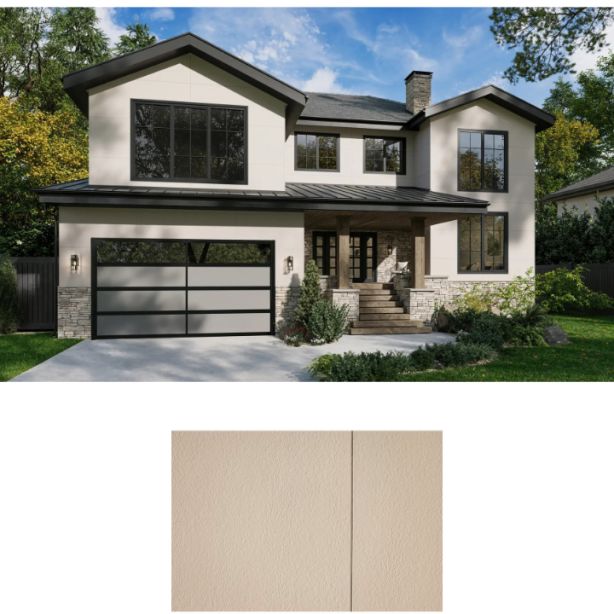 James Hardie Primed Primed Architectural Panel Fine Sand