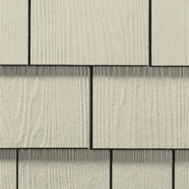 James Hardie Shingle Fiber Cement Straight Siding 15.25"x48" Cobblestone 1pc
