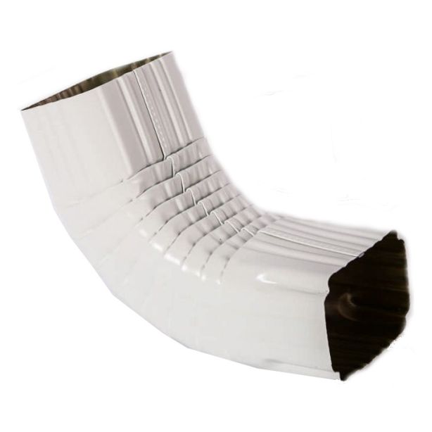 Alsco Aluminum A-Bend Elbow 75 Degrees 3"x4" White