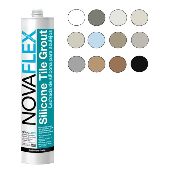 Novaflex Silicone Tile Grout Selant 10.3oz 24/carton