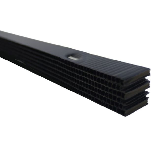 Cor-A-Vent PS-400SSBLK Stainless Staple Soffit Strip Vent 3/4
