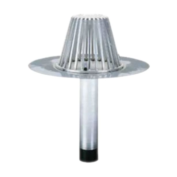 OMG HDPVC4A Hercules PVC Coated Aluminum RetroDrain 4"