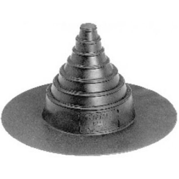 Portals Plus 42110 Pipe Boot Clamp 1"-6" Medium Black 10ct