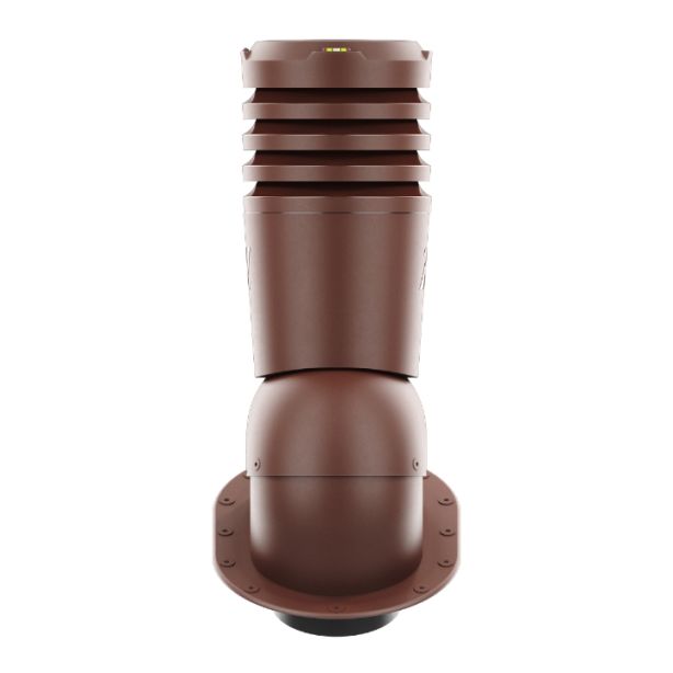 RoofiVent EL-6-01-PI iVent Eco Exhaust Vent for Metal Roofs 6" Brown