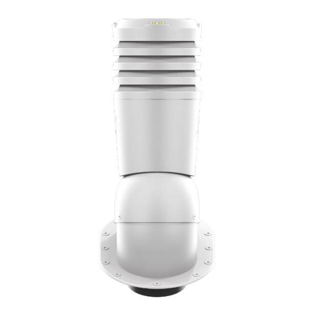 RoofiVent EL-5-10-PI iVent Eco Exhaust Vent for Metal Roofs 5" Gray