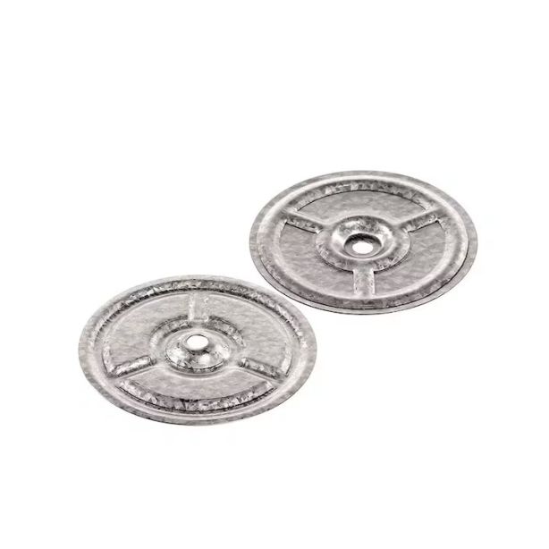 GAF Drill-Tec 3" Steel Plate Recessed #4580 Galvalume 1000/bucket