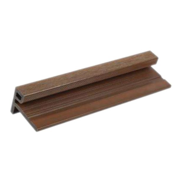 NewTechWood UH50-8-WN European Siding System Composite Siding F-Channel 2.9"x2.09"x8' Spanish Walnut 1pc