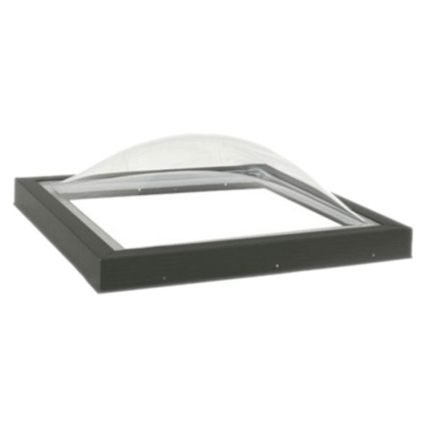 VELUX FXG 305305 0A1A1S Skylight Double Dome Fixed Curb Mount Low E 33 1/2"x33 1/2" Clear/Clear