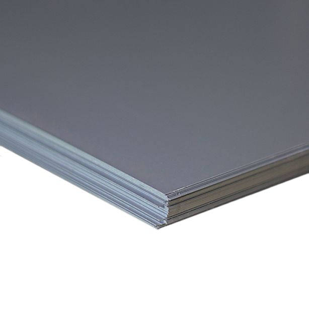 Lakefront Sheet Metal Premium Kynar Sheet 24ga 4'x10' Silver Metallic