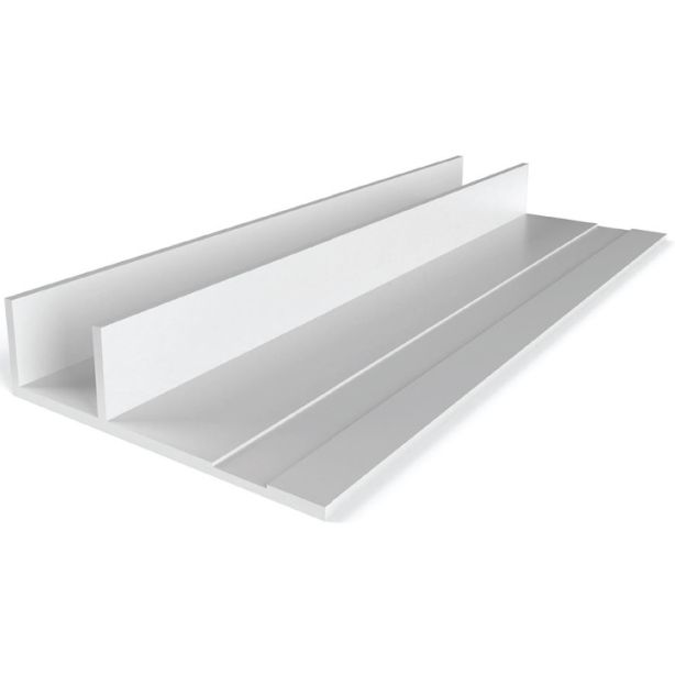 Tamlyn F516 XtremeTrim 1/2" F-Reveal No Lip 5/16"x10' Primed EA