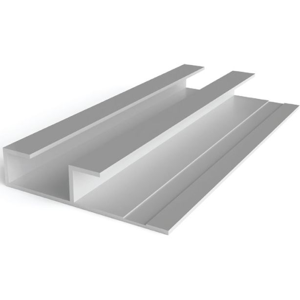 Tamlyn JMR516-CA XtremeTrim 5/16" J-Mold 1/2" Reveal - 10' Clear Anodized EA