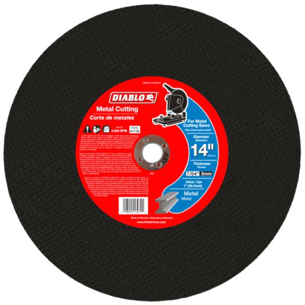 Diablo Metal Chop Saw Disc 14"x7/64"