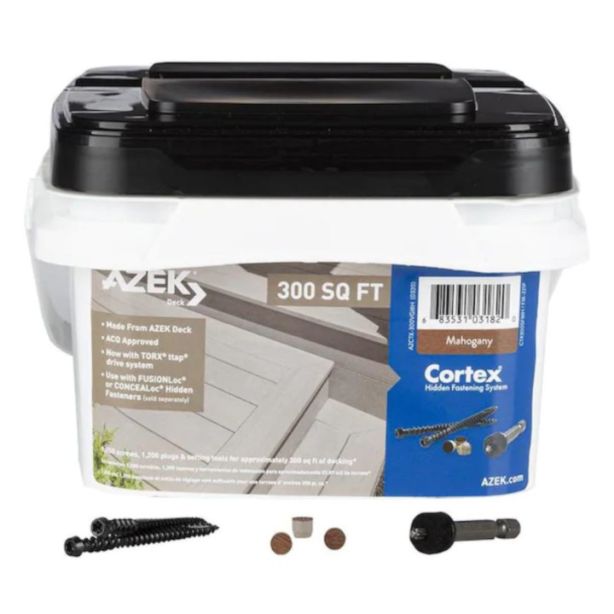 TimberTech CTX300SFMH Cortex Screws For AZEK Mahogany 300 sq ft