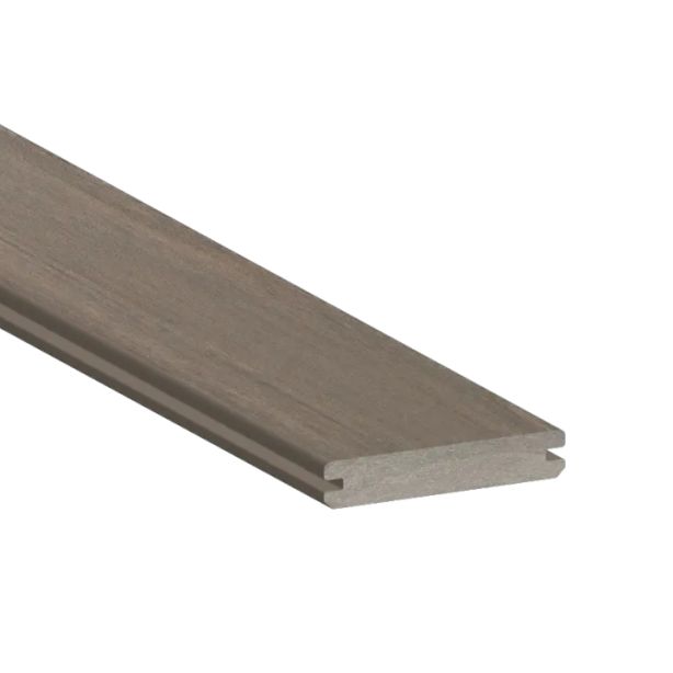 TimberTech AGB15512CS AZEK Vintage Composite Deck Board Polymer Flame Spread Grooved 5.5"x12' Coastline 1pc