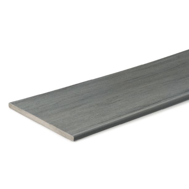 TimberTech FBE12ST EDGE Prime+ Composite Deck Board Fascia 12"x12' Sea Salt Gray 1pc