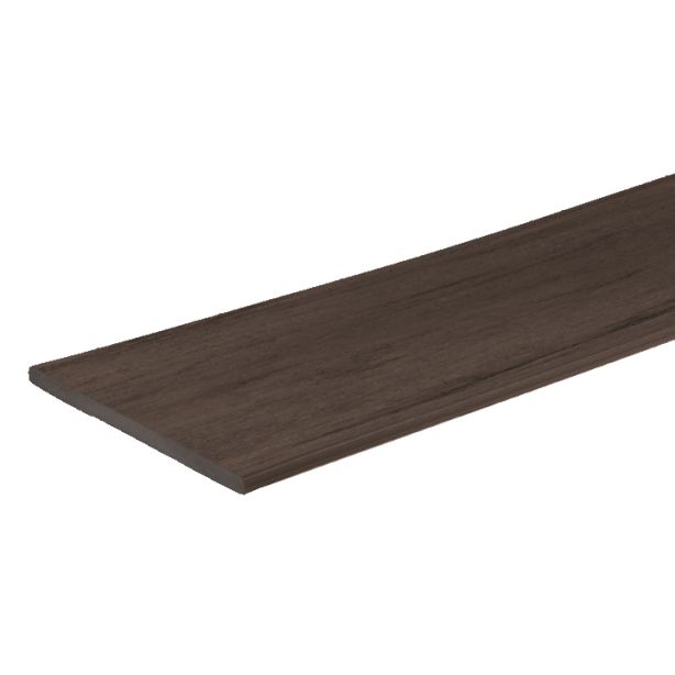 TimberTech FBE12DC EDGE Prime+ Composite Deck Board Fascia 12"x12' Dark Cocoa 1pc