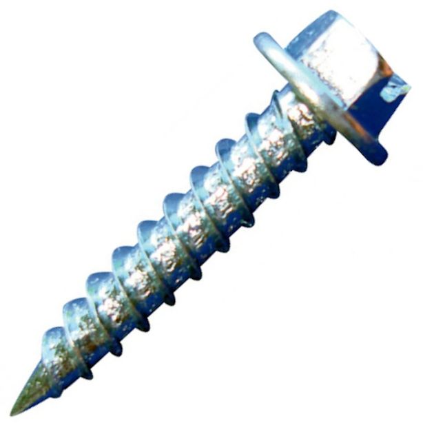 US Aluminum 101BU Hi Head Hex Screw #10x1" 4000ct
