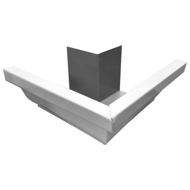 US Aluminum 6OBX80WHITE Outside Box Mitre 6" 80 White 20ct