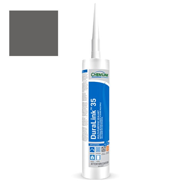ChemLink F1263 DuraLink 35 Adhesion Sealant 10.1oz Cartridge 24ct-Weathered Wood