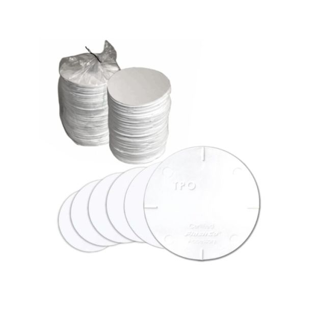 FlashCo STTJCI4 TPO T-Joint Patch 4.5" Diameter White 100/bag 
