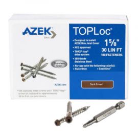 TimberTech ATLOCFAS30DB TOPLoc Fascia Screws For AZEK Dark Brown