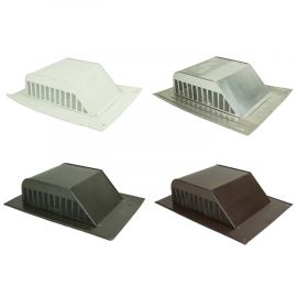 GAF Master Flow Roof Louver Aluminum Slant Back