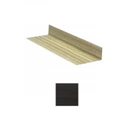 ストーンページ Vesta Steel Siding L Flashing HD3 Woodgrain Dark Espresso 10'