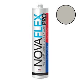 Nova Flex Pro NFX156-10C1 Premium Sealant 10oz Silver Limestone