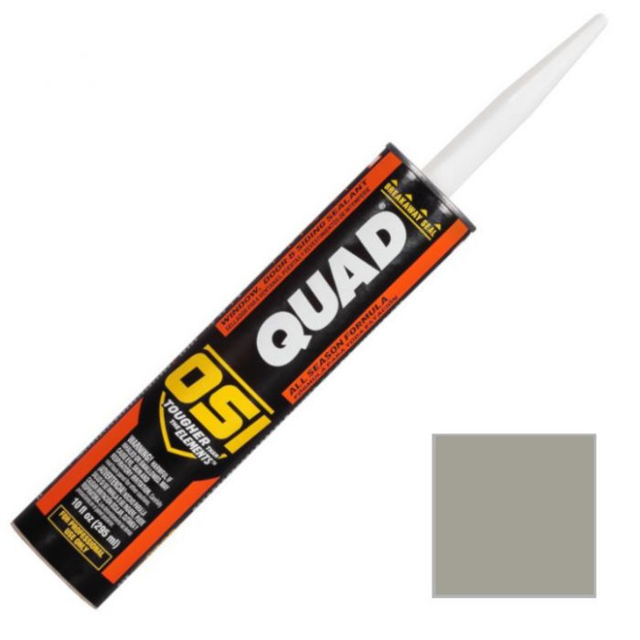 OSI Quad Window Door Siding Sealant Caulk 10oz Light Mist 517