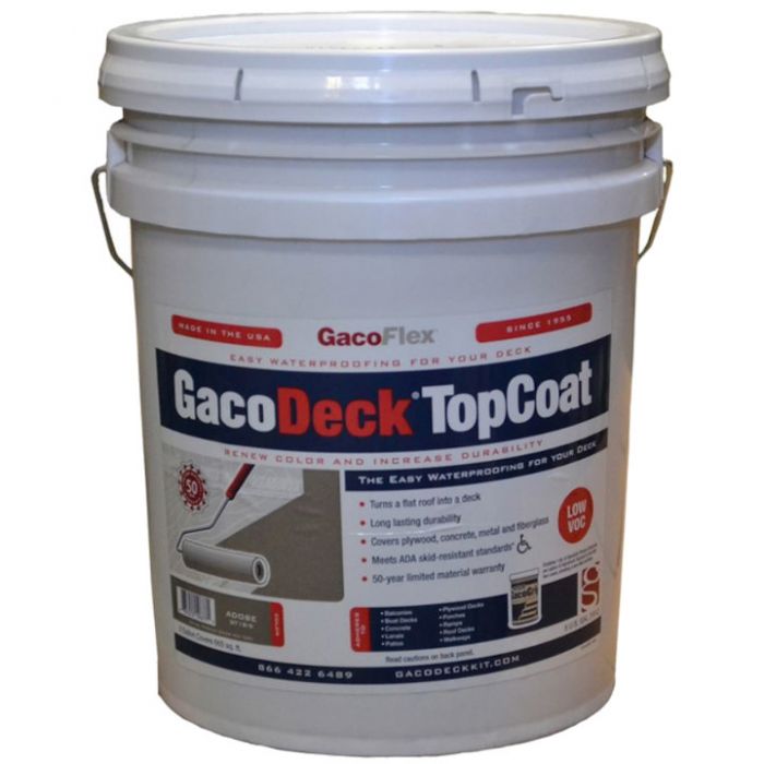 gaco coat deck gallon adobe skip beginning