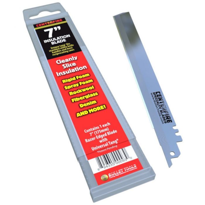Bullet Tools CenterFire Insulation Blade Single 7"