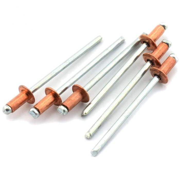 US Aluminum PRCOP Copper Pop Rivets 100ct
