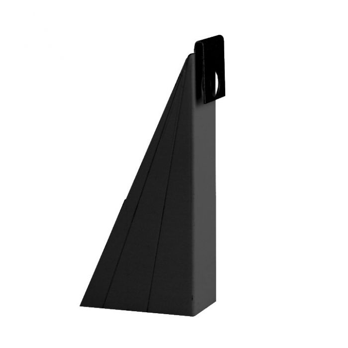 US Aluminum GWBLACK Gutter Wedge 5" Black 100ct